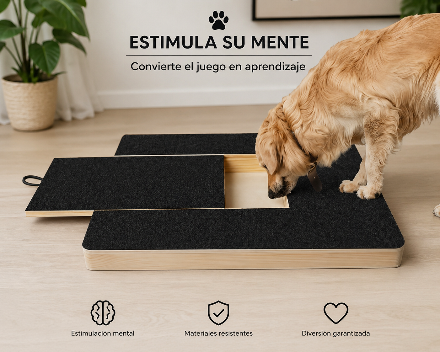 Tabla Rascadora para Perros con Lima Extraíble - Cuida y Protege sus Uñas Fácilmente